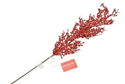 Ramo Con Bacche Rosse 65Cm