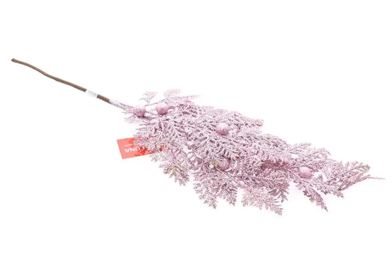 Ramo Con Glitter 58Cm Rosa