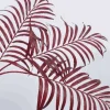 Ramo Natalizio Con Foglie 114Cm Borgogna