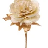 Ramo Oro Con Peonia Crema 70Cm