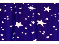 Rotolo Carta Cielo Metallizzata Stelle Argento 70X100Cm