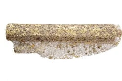 Rotolo Di Tessuto Polycotton Natalizio Cm.48Xmt.5 Oro