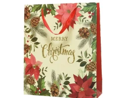 Sacchetto Regalo Natalizio Con Scritta