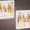 Scenario A Micro-Led Paesaggio Natale 25Cm Modello Assortito