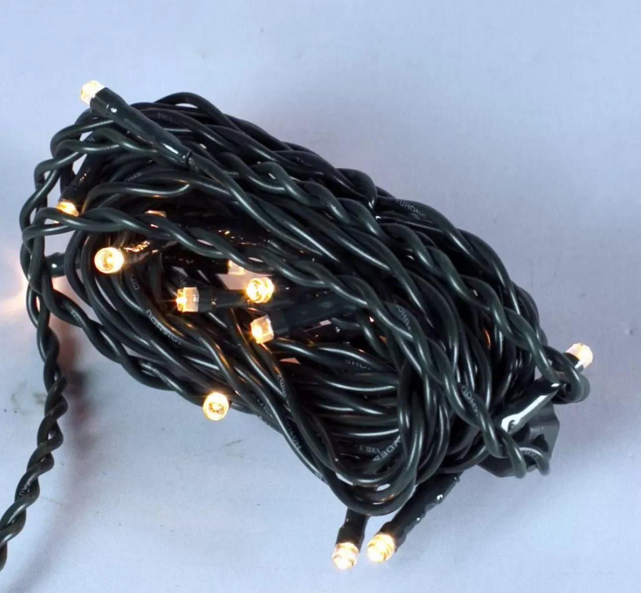 Serie 20 Led 5 Mm Bianco Caldo 20/150Cm 220V Per Presepe