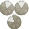 Stencils Natalizi Per Decorazioni Alla Finestra Modello Assortito