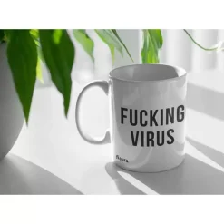 Tazza Mug Fucking Virus Bianca