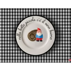 Tovaglietta Americana Nella Botte Piccola C'E Il Vino Buono 30X44Cm