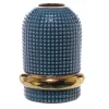 Vaso Ceramica Cm.13,5X13,5X19 Blu