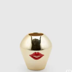 Vaso Kiss Oro 14Xh15Cm