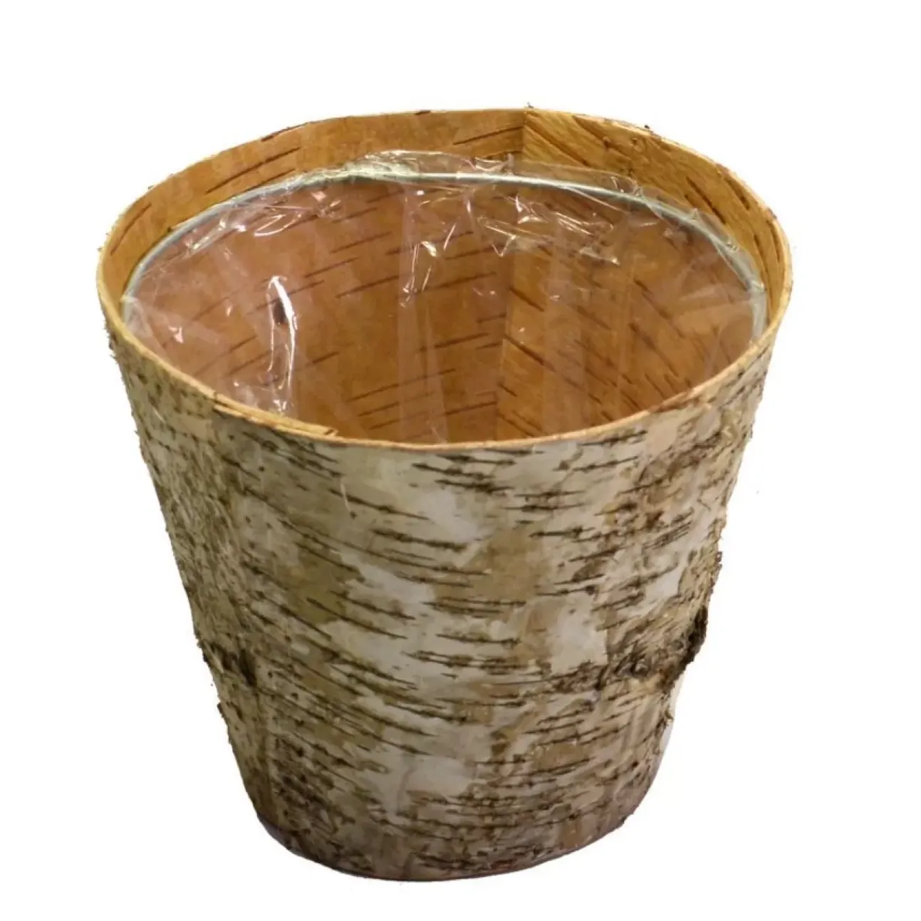 Vaso Portafiori Decorativo 17X14,5Cm Tondo In Legno