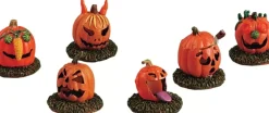 Zucche Terrificanti - Pumpkin People, Set Of 6
